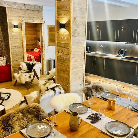 아파트 Renovated Flat At The Foot Of The Grands Montets 샤모니